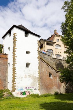 Ortaçağ şehir tahkimatı, Olomouc şehri, Moravya, Çek Cumhuriyeti