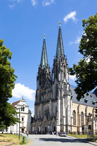 Cathédrale Venceslas 1107 Olomouc Moravie République Tchèque — Photo