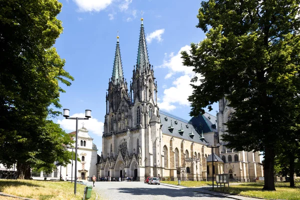 Cathédrale Venceslas 1107 Olomouc Moravie République Tchèque — Photo