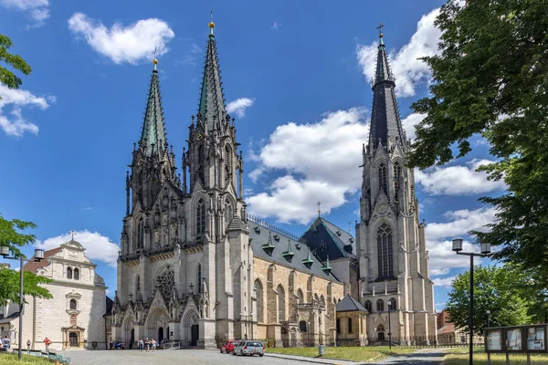 Cathédrale Venceslas 1107 Olomouc Moravie République Tchèque — Photo