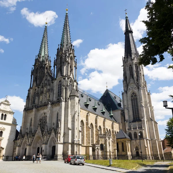 Cathédrale Venceslas 1107 Olomouc Moravie République Tchèque — Photo