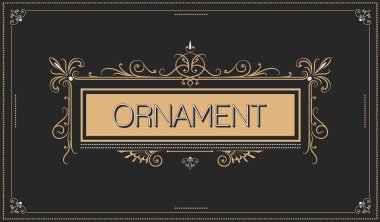 Kaligrafi zarif süsleme hatları ile şık Vintage Logo şablonu. Restoran, telif, butik, kafe, otel, Heraldic, takı zarif çerçeve çiçek. Vektör