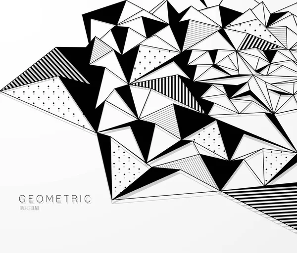 Sfondo geometrico astratto. Eps10 Illustrazione vettoriale — Vettoriale Stock