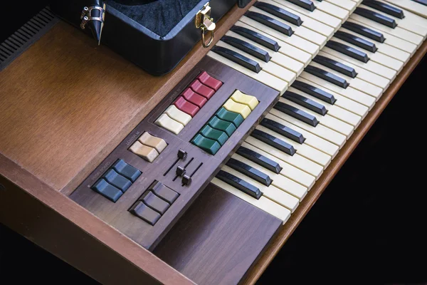 Die gebrauchte alte tastatur aus japan — Stockfoto