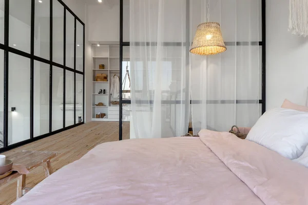 Interior Bedroom Walk Closet Open Space Concept — 스톡 사진