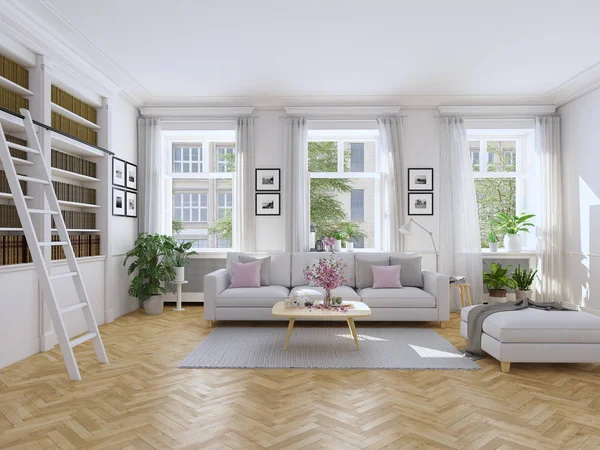 Ouderwetse woonkamer met antieke meubelen — Stockfoto © mikolajn ... Ouderwetse woonkamer met antieke meubelen — Stockfoto © mikolajn ...