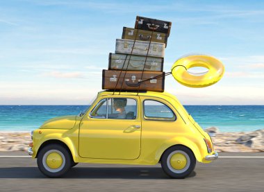 tatil geliyor. 3D render