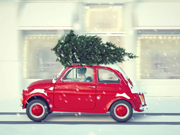 Julen kommer snart. 3D-rendering — Stockfoto