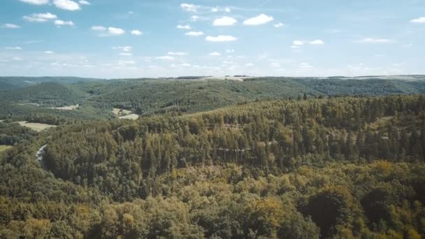 Beautiful landscape overflight — Stock Video