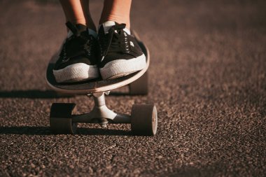 Profi patencisi Santa Monica 'da bir otoparkta. Kaliforniya