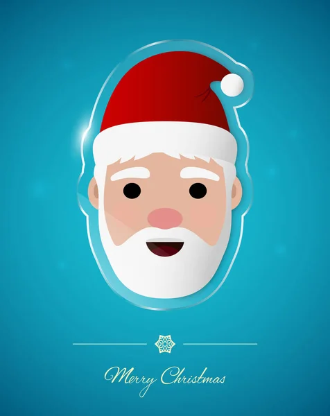 Şeffaf cam Noel Baba