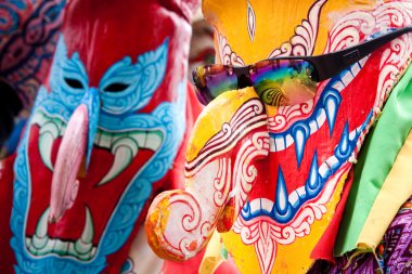 Loei, Tayland, - 01 Temmuz 2011 : Hayalet Festivali (Phi Ta Khon) 