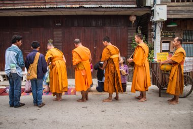 Loei, Tayland, - 30 Kasım 2014 : Tanımlanamayan Kişiler 