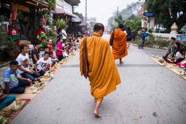 Loei, Tayland, - 30 Kasım 2014 : Tanımlanamayan Kişiler 