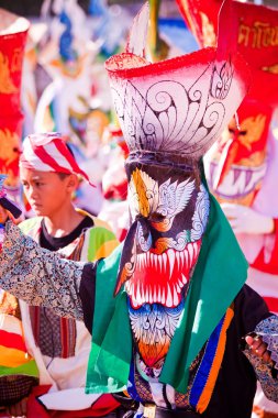 Loei, Tayland - 12 Haziran 2010: İnsanlar colorf ile giyiniyorsun