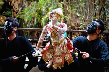 Bangkok, Tayland, - 08 Ocak 2012 : Küçük Tay kuklası 