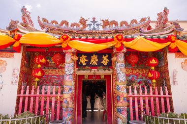 Wat panancherng, Jão Mae Soi salak insanlar Çin tapınak Ayuttaya, İşaretle