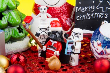 Nonthaburi, Tayland - Kasım, 04, 2016: Lego darth vader dre