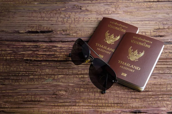 Tayland pasaportu c hükümet tarafından verilen resmi bir belge — Stok fotoğraf