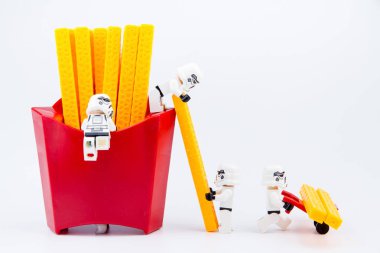 Nonthaburi, Tayland - Kasım, 19, 2016: Lego yıldız savaşları stormt