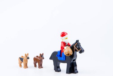 Nonthaburi, Tayland - 26 Kasım 2016: Lego köpek Lego izleyin