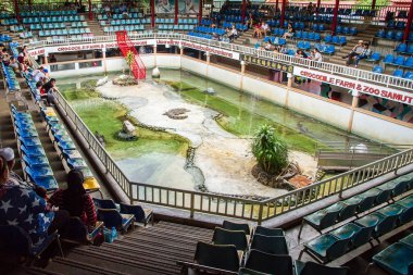 Samut Prakan, Tayland - 04 Ocak 2017: de riski göster