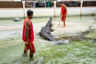 Samut Prakan, Tayland - 04 Ocak 2017: de riski göster