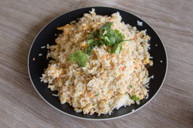 Tayland kızarmış pilav Yengeç.