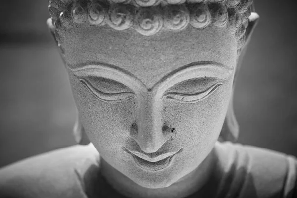 Ayutthaya, Thailand - March, 11, 2017 : Close up face of Buddha — Stock Photo, Image