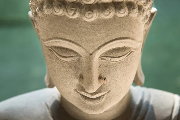 Ayutthaya, Thailand - March, 11, 2017 : Close up face of Buddha — Stock Photo, Image