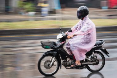 Nonthaburi, Tayland - 04 Nisan 2017: Hareket bulanık kaydırma 