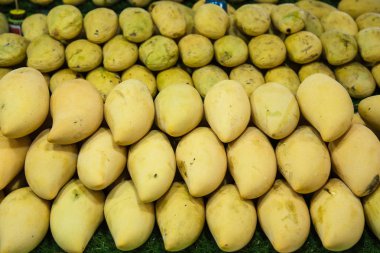 Bangkok, Tayland, Thailand, pazarda mango, yakın çekim.