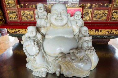 Beyaz Buddha Çin Wat Leng Nei Yee 2 Tapınağı Nonthab stil