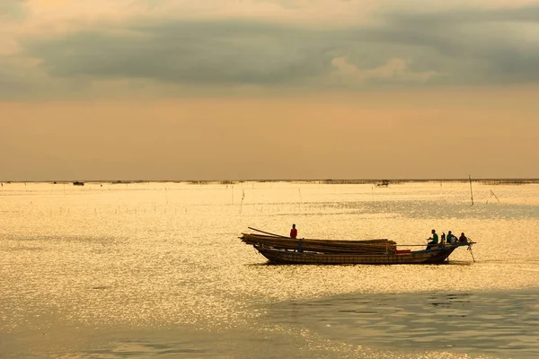 Veja o mar de Bang Sai Pier, Chon Buri, Tailândia . — Fotografia de Stock