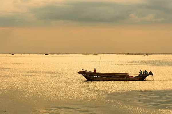 Veja o mar de Bang Sai Pier, Chon Buri, Tailândia . — Fotografia de Stock