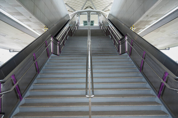 Stairs of the BTS station.