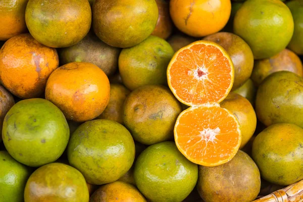 Närbild Orange Marknaden Till Bangkok Thailand — Stockfoto