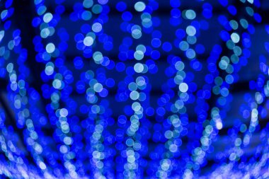 Bulanık ışıklar gece vitrin. Bo ile arka plan