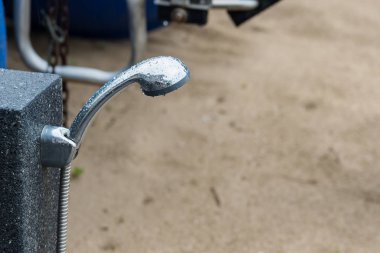 Sonra ayak plaj yıkama kullanım için head duş.