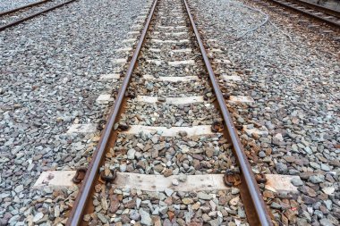 Demiryolu, tren, endüstriyel kavramı arka plan. Demiryolu seyahat, demiryolu Turizm. Tayland