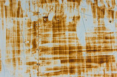 Soyulmuş boya ve paslı eski metalin arka planı