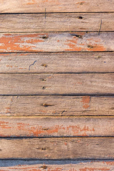 Old rural wooden wall, detailed photo texture. Natural wooden bu — Stock Photo, Image