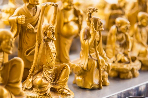 Patrón Estilo Chino Buda Dorado Wat Leng Nei Yee Temple — Foto de Stock