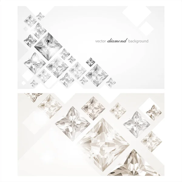 Fundo de diamante abstrato —  Vetores de Stock