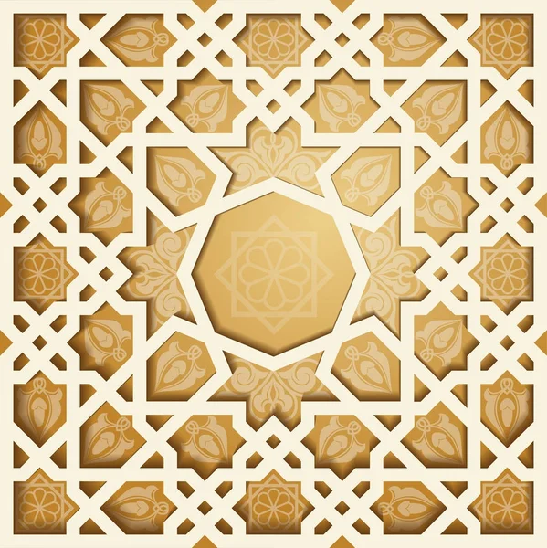 Arabic pattern background — Stock Vector