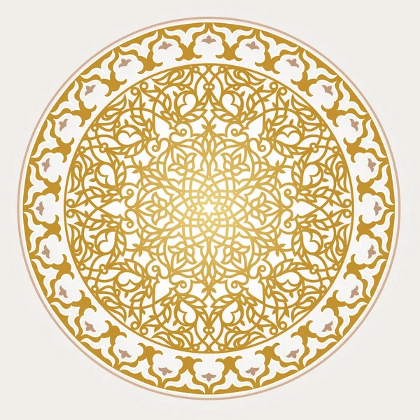 背景デザインのアラビア語のパターン — ストックベクタ