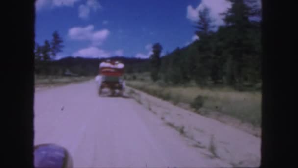 Godstransport på väg i colorado — Stockvideo