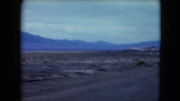 Vista sulla valle della morte vicino a las vegas — Video Stock