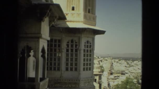 Viejo edificio indio — Vídeos de Stock