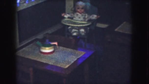 Iç çocuk oyuncakları ile odası — Stok video